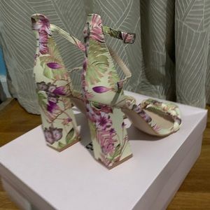 Just Fab Floral Heels